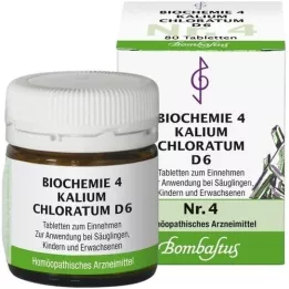 BIOCHEMIE 4 Kālija hlorāts D 6 tabletes, 80 gab