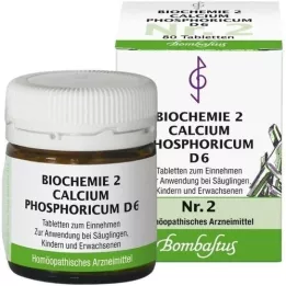 BIOCHEMIE 2 Calcium phosphoricum D 6 tabletes, 80 gab