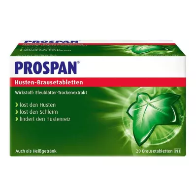 PROSPAN Putojošas tabletes pret klepu, 20 gab