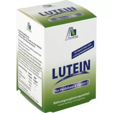 LUTEIN KAPSELN 6 mg + mellenes, 120 gab