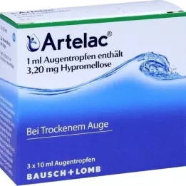 ARTELAC Acu pilieni, 3X10 ml