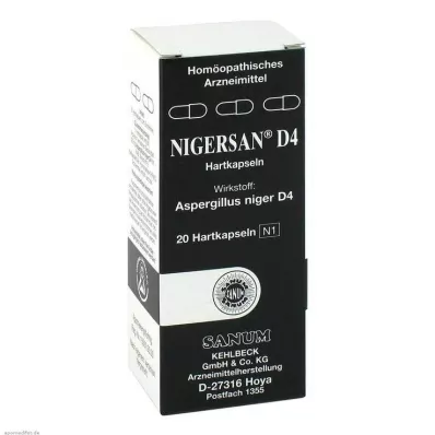 NIGERSAN D 4 kapsulas, 20 gab NIGERSAN D 4 kapsulas, 20 gab