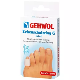 GEHWOL Polimēra želejas pirkstu aizsardzības gredzens G mini, 2 gab