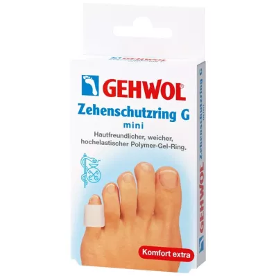 GEHWOL Polimēra želejas pirkstu aizsardzības gredzens G mini, 2 gab GEHWOL Polimēra želejas pirkstu aizsardzības gredzens G mini, 2 gab