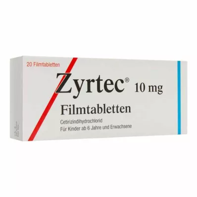 ZYRTEC Filmē apvalkotās tabletes, 20 gab