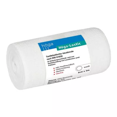 HÖGA-LASTIC Ideāls pārsējs 8 cmx5 m ar celofānu, 1 gab HÖGA-LASTIC Ideāls pārsējs 8 cmx5 m ar celofānu, 1 gab