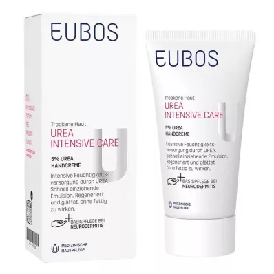 EUBOS TROCKENE Skin Urea 5% roku krēms, 75 ml