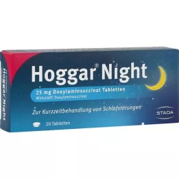 HOGGAR Nakts tabletes, 20 gab