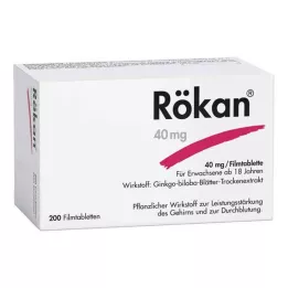 RÖKAN 40 mg apvalkotās tabletes, 200 gab
