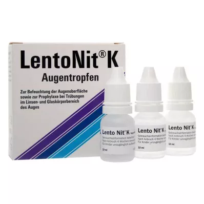 LENTO NIT K acu pilieni, 3X10 ml LENTO NIT K acu pilieni, 3X10 ml