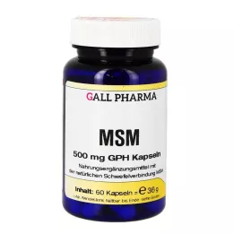 MSM 500 mg GPH kapsulas, 60 gab