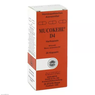 MUCOKEHL Kapsulas D 4, 20 gab
