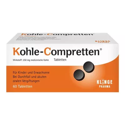 KOHLE Compretten tabletes, 60 gab
