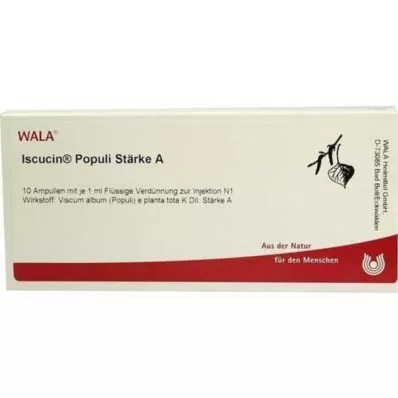 ISCUCIN populi cietes A ampulas, 10X1 ml