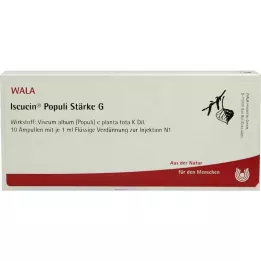 ISCUCIN populi cietes G ampulas, 10X1 ml