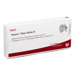 ISCUCIN tiliae cietes D ampulas, 10X1 ml