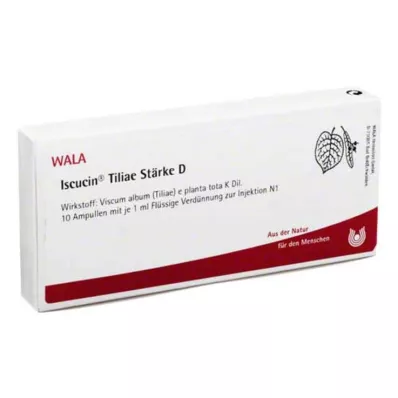 ISCUCIN tiliae cietes D ampulas, 10X1 ml