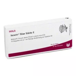 ISCUCIN tiliae cietes E ampulas, 10X1 ml