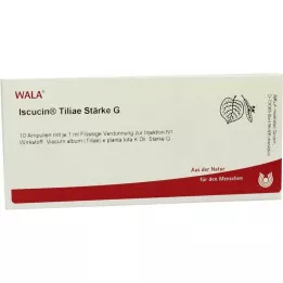 ISCUCIN tiliae cietes G ampulas, 10X1 ml