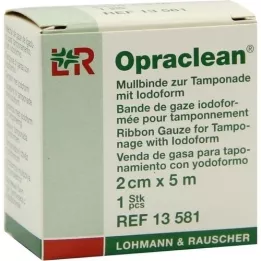 OPRACLEAN Marles spilventiņš tamponam ar jodoformu 2 cmx5 m, 1 gab