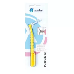 MIRADENT Interd.Pic-Brush komplekts dzeltens, 1 gab