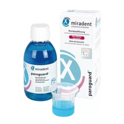 MIRADENT Mutes skalojamais līdzeklis paroguard CHX 0,20%, 200 ml