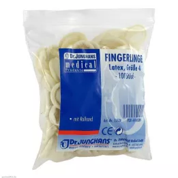 FINGERLING OP Latex 4 izmēra ruļļi, 100 gab