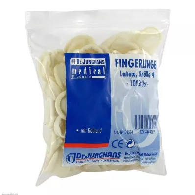 FINGERLING OP Latex 4 izmēra ruļļi, 100 gab FINGERLING OP Latex 4 izmēra ruļļi, 100 gab