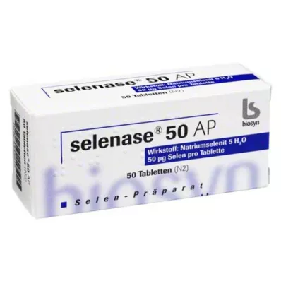 SELENASE 50 AP tabletes, 50 gab