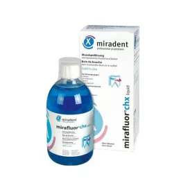 MIRADENT Mutes skalošanas šķīdums mirafluors CHX 0,06%, 500 ml