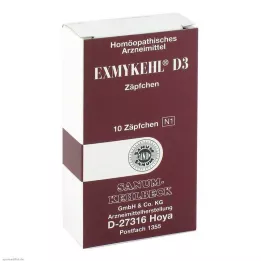EXMYKEHL D 3 Supozitorijas, 10 gab
