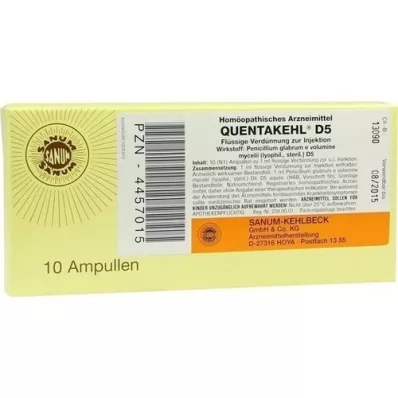 QUENTAKEHL D 5 ampulas, 10X1 ml