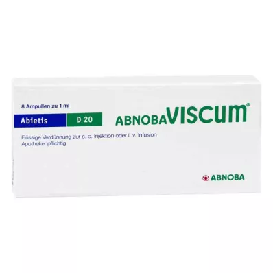 ABNOBAVISCUM Abietis D 20 ampulas, 8 gab