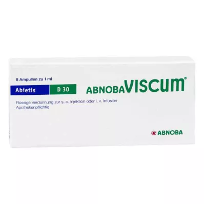 ABNOBAVISCUM Abietis D 30 ampulas, 8 gab