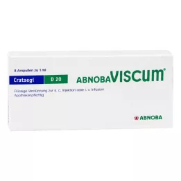 ABNOBAVISCUM Crataegi D 20 ampulas, 8 gab