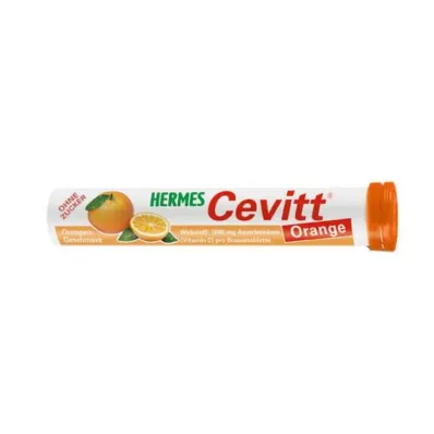 HERMES Cevitt apelsīnu putojošās tabletes, 20 gab HERMES Cevitt apelsīnu putojošās tabletes, 20 gab