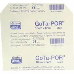 GOTA-POR Sterils brūču apmetums 60x100 mm, 1 gab