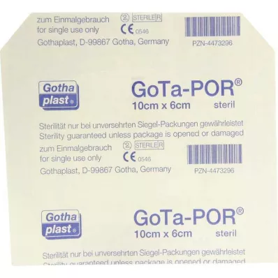 GOTA-POR Sterils brūču apmetums 60x100 mm, 1 gab