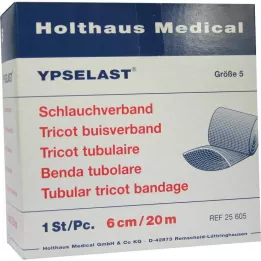 SCHLAUCHVERBAND Ypselast 5 izmērs 20 m balta, 1 gab