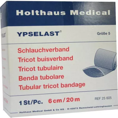 SCHLAUCHVERBAND Ypselast 5 izmērs 20 m balta, 1 gab