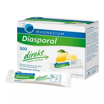 MAGNESIUM DIASPORAL 300 tiešās granulas, 20 gab