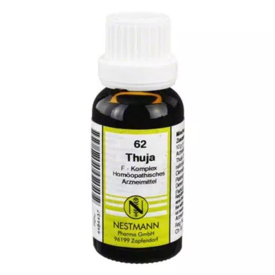 THUJA F komplekss Nr. 62 atšķaidījums, 20 ml