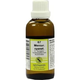 MERCURIUS CYANATUS K komplekss Nr. 67, atšķaidījums, 50 ml