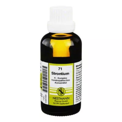 STRONTIUM K komplekss Nr. 71, atšķaidījums, 50 ml