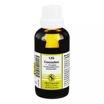 COCCULUS F Complex Nr. 125 atšķaidījums, 50 ml COCCULUS F Complex Nr. 125 atšķaidījums, 50 ml