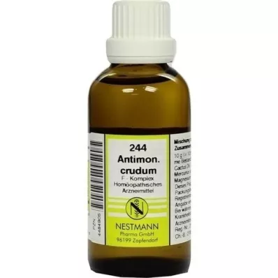 ANTIMONIUM CRUDUM F komplekss Nr. 244, atšķaidījums, 50 ml