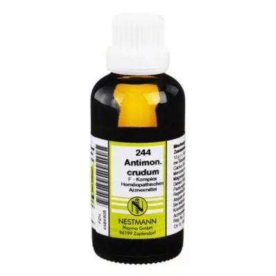 ANTIMONIUM CRUDUM F komplekss Nr. 244, atšķaidījums, 50 ml