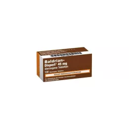 BALDRIAN DISPERT 45 mg apvalkotās tabletes, 100 gab