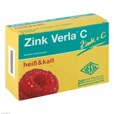 ZINK VERLA C granulas, 20 gab