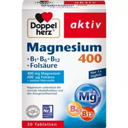 DOPPELHERZ Magnija 400 mg tabletes, 30 gab